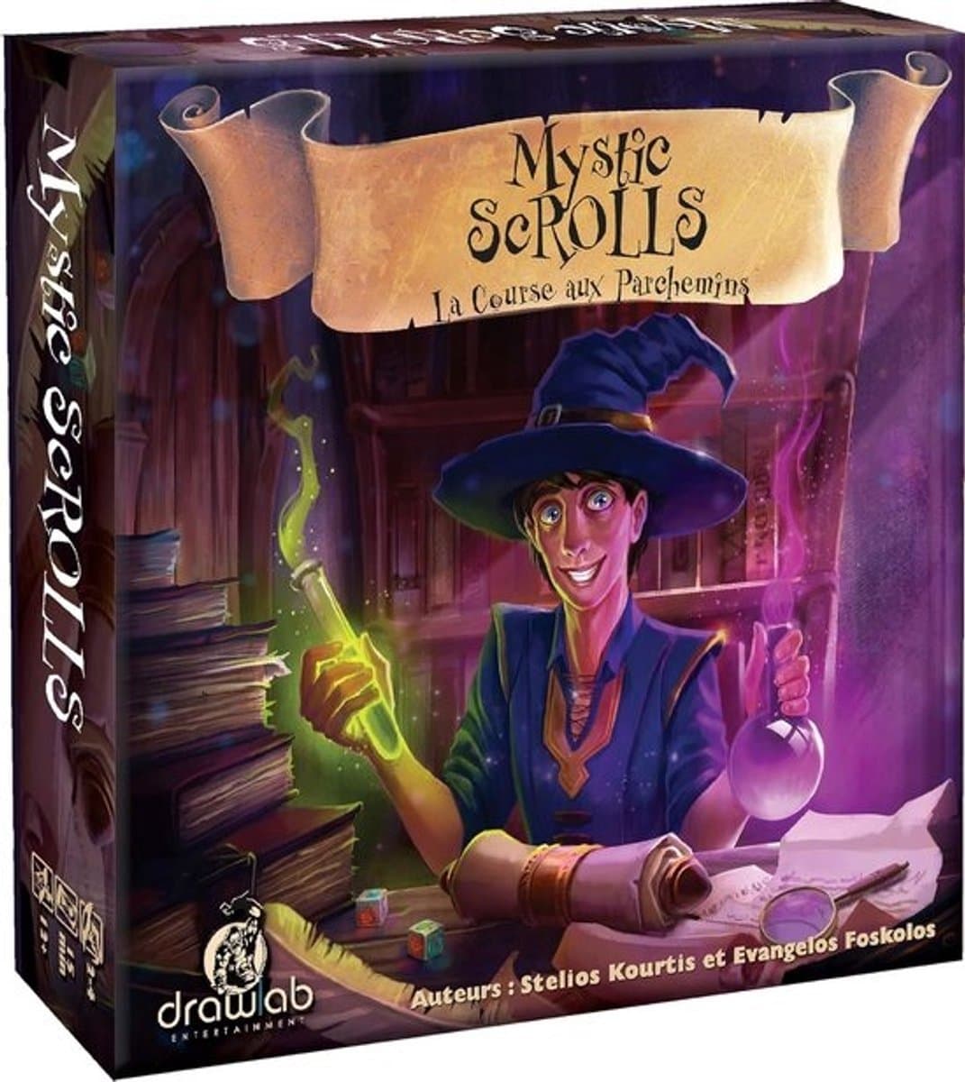 Mystic ScROLLS spel - Dobbelspel Race - Snelle Partijen - Real-time Actie - 20x20x4 cm - Meerkleurig — afbeelding 1