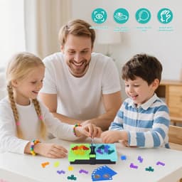 Puzzelspel met 80 Uitdagingen voor 2 Spelers, 2D Logische Spellen voor Kinderen en Volwassenen, Ideaal voor Gezinsbijeenkomsten en Breintraining — thumbnail 3