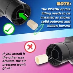 Drain Cleaner, Pump with Air Pressure Display, Compressed Air Tube Cleaner with 4 Suction Cups, Compressed Air Tube - ShopVlot — thumbnail 5