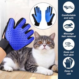 Handschoenen voor huisdieren, handschoenen, borstel voor katten, honden, voor het verwijderen van dode haren van honden, katten, paarden en andere dieren met lang, kort of — thumbnail 3