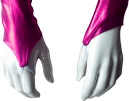 Sexy Handschoenen S/M Roze lange lak handschoen Glans Shiny Lakleer valentijn Gogo dancing dans accessoiren lange vingerloze gloves — thumbnail 3