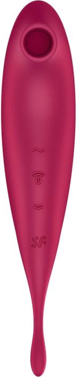 Satisfyer 'Twirling Pro', 20 cm, drukgolf- en oplegvibrator, aan beide zijden te gebruiken, drukgolven en circulerende vibraties — thumbnail 4