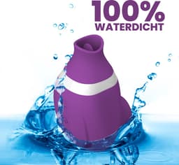 PureVibe® Oral Air-Pulse Lover Likkende Clitoris stimulator luchtdruk vibrator - vibrators voor vrouwen - Paars — thumbnail 7