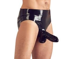 The Latex Collection Latex Slip Met Penis Sleeve Large