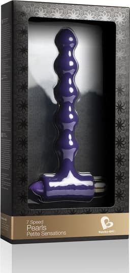 Rocks-off - Petite Sensations Pearls - Vibrerende Buttplug - Paars — thumbnail 4