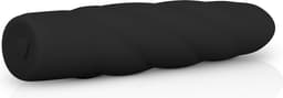 EasyToys - Gedraaide Siliconen Vibrator - Waterproof - 19,3 cm - Vibrators voor Vrouwen en Mannen - Sex Toys voor Vrouwen - Vibrators - Clitoris Stimulator - Zwart — thumbnail 3