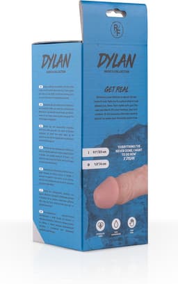 Real Fantasy - Dylan - Realistische Dildo met Zuignap - 23 cm - Dildo - Dildo's - Sex Toys voor Vrouwen en Mannen - Dildo Mannen Anaal - Beige — thumbnail 8