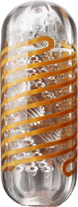 Tenga - Spinner 05 Beads Masturbator - Transparant/Oranje — thumbnail 1