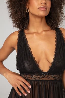 Christine le Duc - Babydoll & String - Lingerie Erotisch - Lieve - 2XL/3XL — thumbnail 3