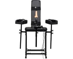 XR Brands AH155 - MS Obedience Chair with Sex Machine - Black