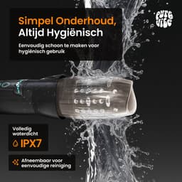 PureVibe® Tornado Touch – Draaiende Blowjob Simulator – 10 Draaistanden – Ultra Realistisch – Masturbator voor Mannen – Automatische Mastrubator – Pocket Pussy – Sex Toy – Midnight Black — thumbnail 5