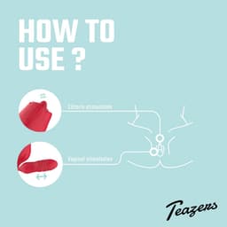 Teazers - Vibrator met Stotende Dildo - Vibrators voor Vrouwen - Sex Toys voor Vrouwen - Thrusting Dildo - Stotende Dildo voor Vrouwen - Dildo’s - Rood — thumbnail 2