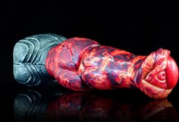 Lusty Dragon Dildo Thorn - 22 x 7 cm - Gemaakt van siliconen - Monster Dildo - Fantasy Dildo - Grote Anaal Dildo - Met Zuignap - Buigzaam Materiaal - XL Dildo - Seksspeeltje - Sex Toy — thumbnail 4