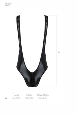 Passion - Body Bruno - heren body- zwart - XXL/XXXL — thumbnail 4