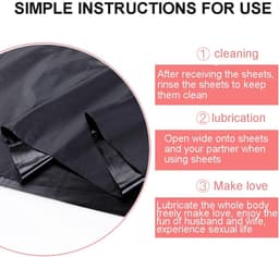 Oneay BDSM Waterdichte Sekslakens Seksspeeltjes, Vlekbestendige Lakens voor Seksspelletjes, Herbruikbare Speellakens Seksmeubels voor de Slaapkamer, Seksartikelen voor Volwassenen voor Koppels Kinky (roze,1*1,6m) — thumbnail 4