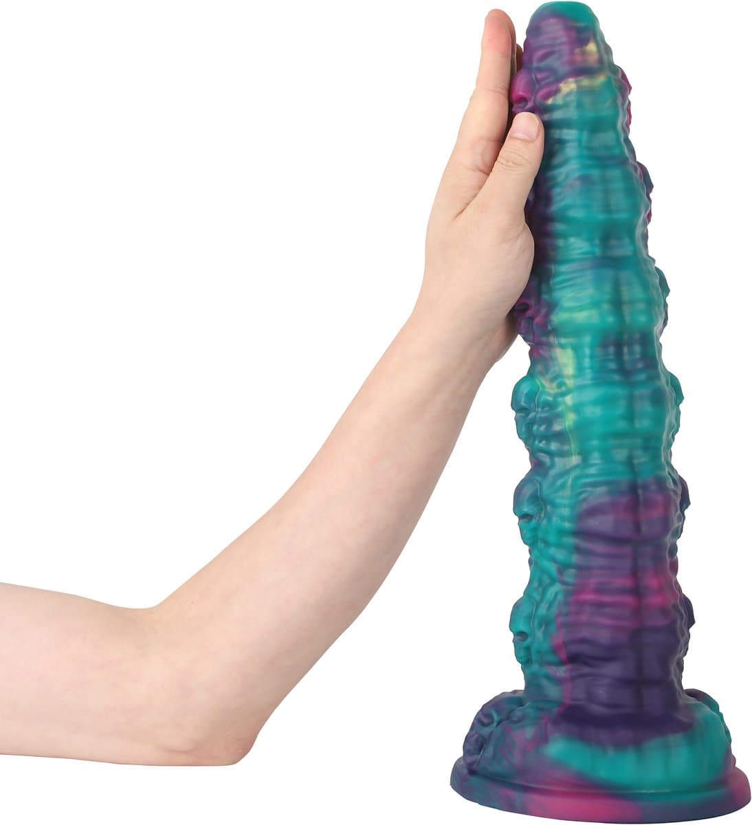 Banoch | Dildo XXL "Skull" siliconen | 41 cm lang | ∅ 10 cm | fantasy monster | Zuignap | zeer groot — afbeelding 1