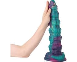 Banoch | Dildo XXL "Skull" siliconen | 41 cm lang | ∅ 10 cm | fantasy monster | Zuignap | zeer groot