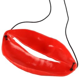 Store_7 - sausage mouth decor - grappige lippen - 2x set - voor Halloween - feestartikelen - leuk voor feestjes - rood — thumbnail 5