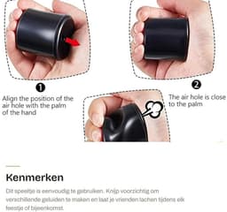 Dailygoods- Scheet Lawaaimaker - Draagbaar Knijpscheetspeeltje - Rubber - Grappig Speelgoed - 2 Stuks - Voor Kerstfeest — thumbnail 3