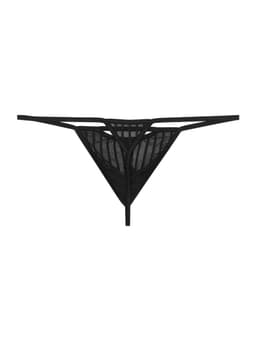 WOH heren microfiber G-string personal allure mesh zwart — thumbnail 6
