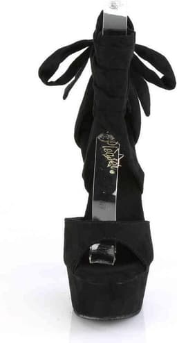 Pleaser - DELIGHT-679 Sandaal met enkelband - US 8 - 38 Shoes - Zwart — thumbnail 2