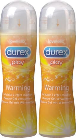 Durex Play Warming glijmiddel - 2 x 50ml — thumbnail 1