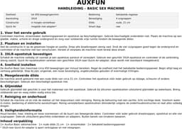 Auxfun Basic Seksmachine – Fuck Machine & Neukmachine – 450 Bewegingen p/m – 3XLR – Dildo 21 cm — thumbnail 2