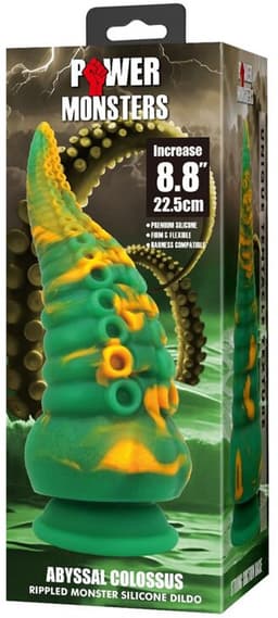 Abyssal Colossus Bicolor Fantasy Siliconen Dildo — thumbnail 5