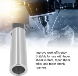 Schachtadapter, Hoge Nauwkeurigheid MT5 MT4 Adapter Reducerende Boorhuls 50HRC Hardheid Reducerende Boorhuls Voor Draaibankfrezen, Boorfrezen Saaie Draaibanken — thumbnail 5