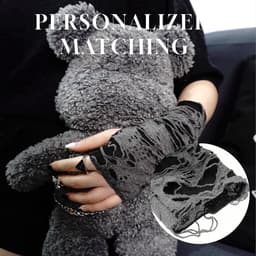 Handschoenen - vingerloze spinnenweb kanten handschoenen voor feestkostuum, gothic heksen kostuum accessoires, inclusief leren armband, perfect voor Halloween-party, rollenspellen en — thumbnail 4