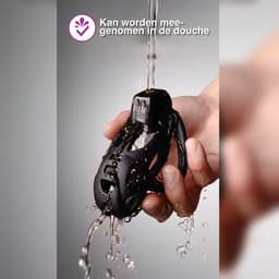 JustFun Chastity Cage - Maat L - Peniskooi - Kuisheidskooi voor Mannen - Seksspeeltjes voor Koppels - Sex Toys - Zwart — thumbnail 4