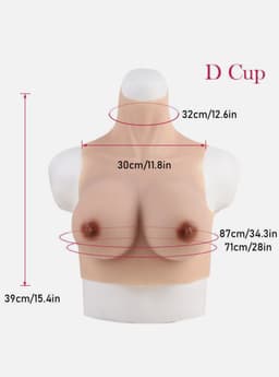 Siliconen Borsten- Cup D- Crossdresser-Travestie-Nep Borsten-Cosplay — thumbnail 1