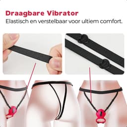 Kinkk Draagbare Vibrator - Clitoris Stimulator - Vibrator voor Koppels - Sex Toys voor Vrouwen - Stil en Discreet - Waterafstendig - 10 Vibratie Standen - Afstandsbediening en app — thumbnail 8