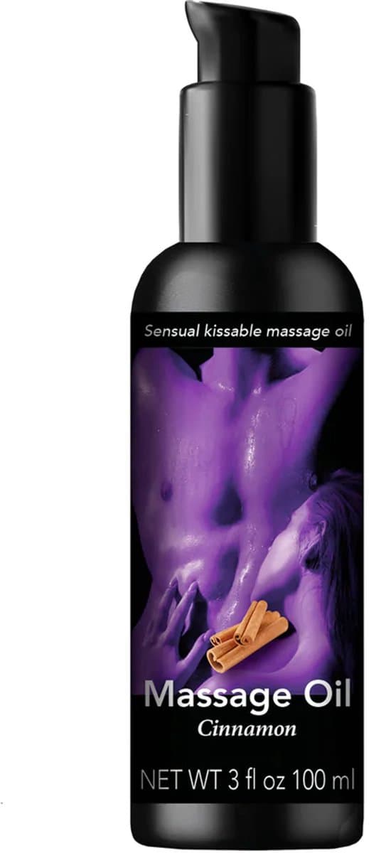 Kissable Massage olie met de geur van Kaneel — afbeelding 1