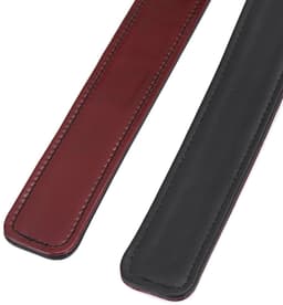 Liebe Seele - Wine Red - Leren Dijboeien Met Rosé Gouden hardware (2 maten beschikbaar) - exclusief En Luxe S/M — thumbnail 4