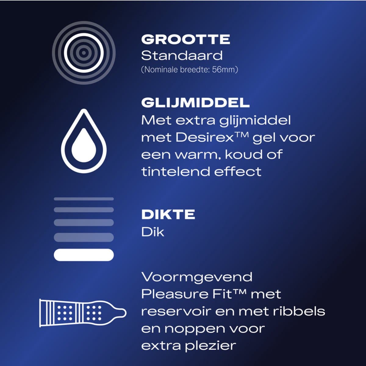 Durex Condooms Orgasm' Intense - 2 x 20 stuks - Voordeelverpakking — afbeelding 1
