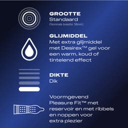 Durex Condooms Orgasm' Intense - 2 x 20 stuks - Voordeelverpakking — thumbnail 1