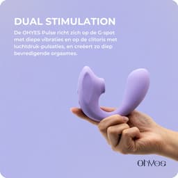 OHYES Pulse - Clitoris Stimulator & G Spot Vibrator - Luchtdruk Vibrators voor Vrouwen - Sex Toys voor Vrouwen - Lavendel — thumbnail 4