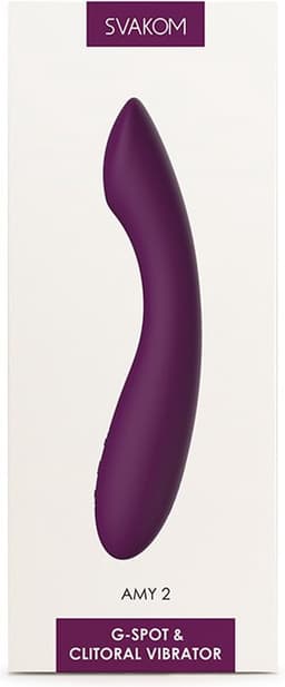Svakom - Amy 2 - Flexibele G-Spot Vibrator - Paars — thumbnail 8