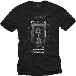 T-Shirt voor Heren met Robot Grafische Print — thumbnail 1