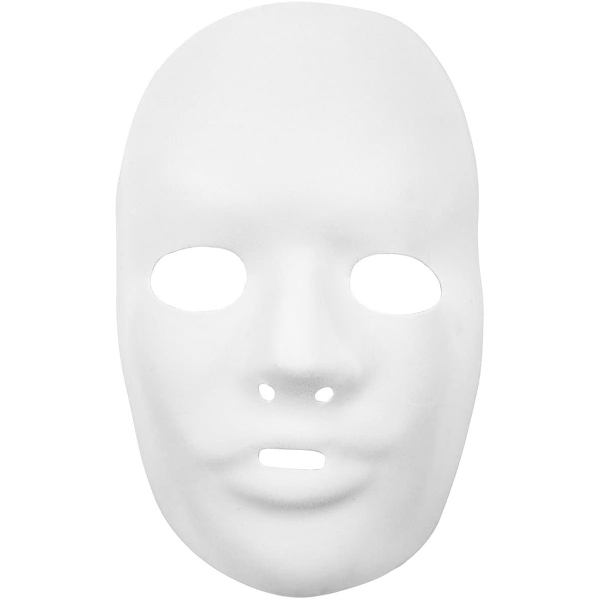 Masker 24 X 15,5 Cm Wit Kunststof — afbeelding 1
