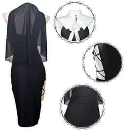 Sensueel Nonnenkostuum voor Vrouwen - Perfect voor Halloween en Cosplay — thumbnail 5