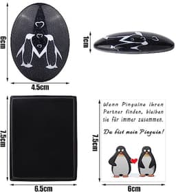 Romantisch Pinguïn Cadeau – Perfect voor Trouwdag, Valentijnsdag en Huwelijkscadeau — thumbnail 5
