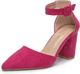 Comfortabele Strappy Pumps met Dikke Hakken en Slingback voor Dames — thumbnail 5