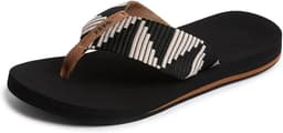 REEF Spring Woven Strandslippers voor dames, zachte geweven band en gedempt voetbed — thumbnail 1