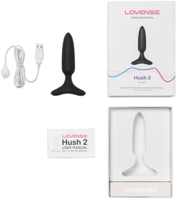 Lovense - Hush 2 Vibrerende Buttplug Met App - Zwart — thumbnail 15