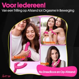 TipsToys® 3-in 1 Vibrerende Strapon - Dildo met Afstandsbediening, Verstelbaar Voorbind Harnas en Schelp - Stimulator Prostaat, Clitoris en G spot - Pegging Vibrator Anaal - Seksspeeltjes voor Koppels,- Vrouwen en Mannen - Beginner Sex Toys - Remote — thumbnail 3