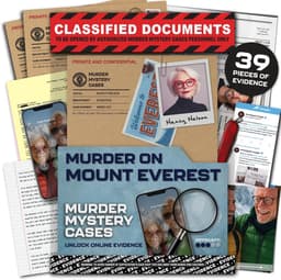Moordspel - Mysteriespel Volwassenen - Cold Case Oplossen - Inclusief 39 Bewijsstukken - 35 x 1 cm — thumbnail 1