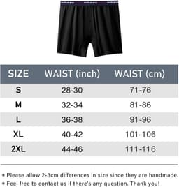 Losse boxershorts voor heren - 100% katoen - Comfortabele onderbroeken - Verpakking van 4 stuks — thumbnail 2