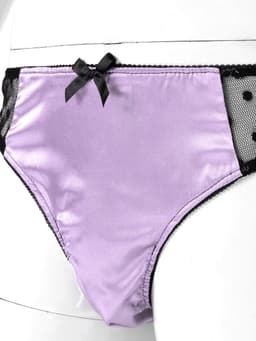 Heren Lingerie Set Satijn BH en Sissy Panties Nachtkleding ondergoed M-3XL — thumbnail 3
